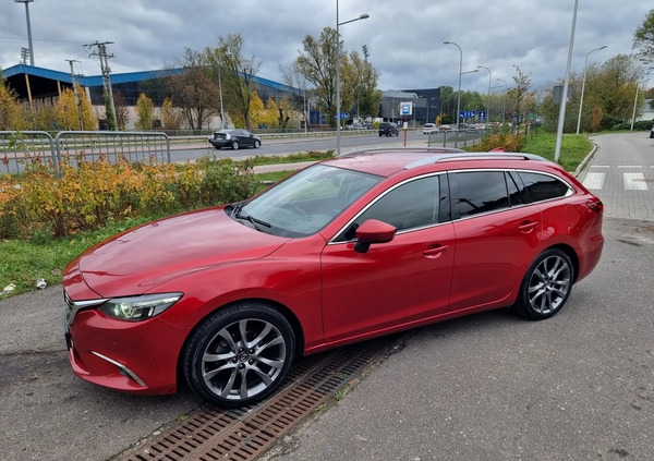 Mazda 6 cena 59900 przebieg: 188000, rok produkcji 2015 z Pruszków małe 631